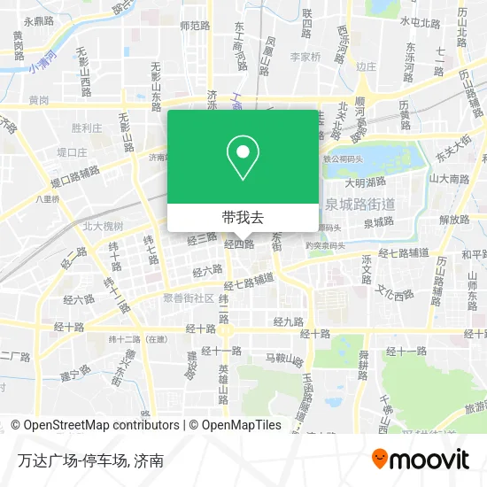 万达广场-停车场地图