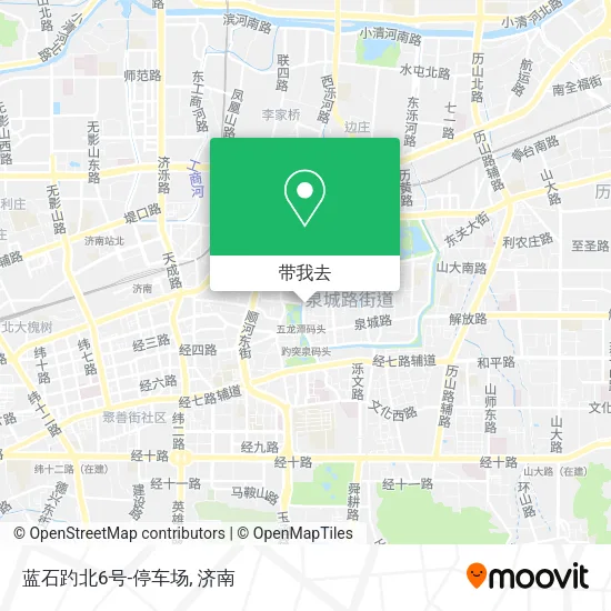 蓝石趵北6号-停车场地图