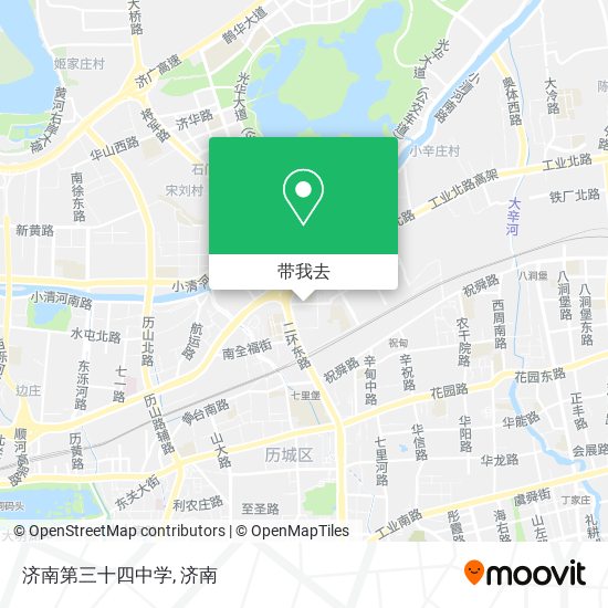 济南第三十四中学地图