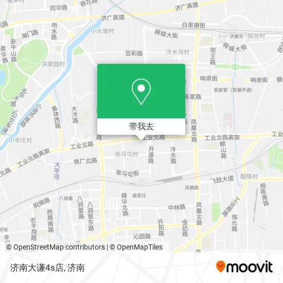 济南大谦4s店地图