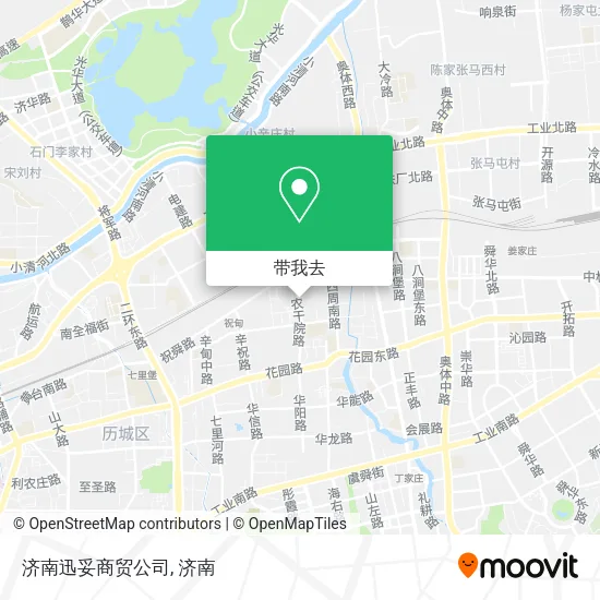 济南迅妥商贸公司地图