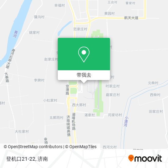 登机口21-22地图