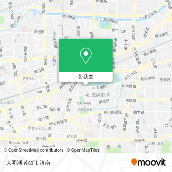 大明湖-南2门地图