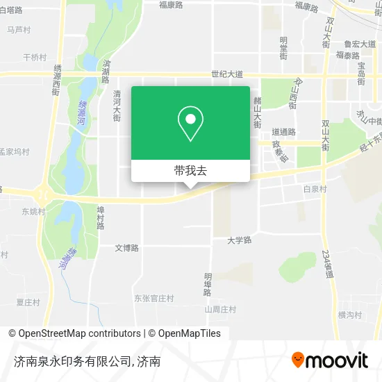 济南泉永印务有限公司地图