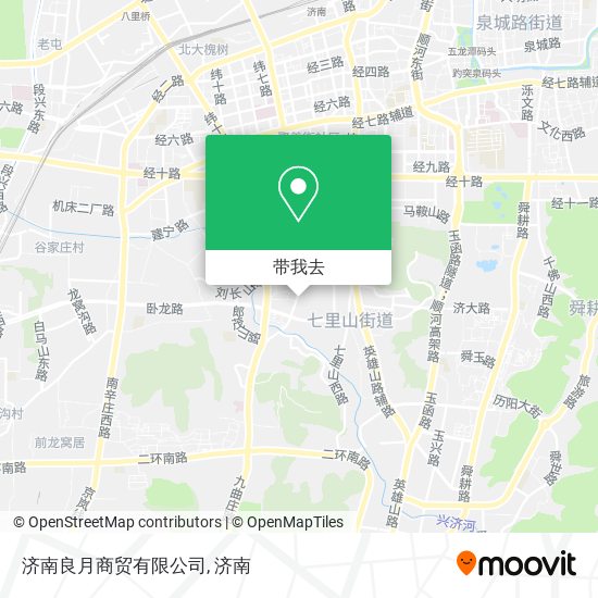 济南良月商贸有限公司地图