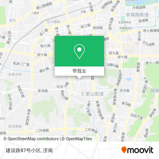 建设路87号小区地图