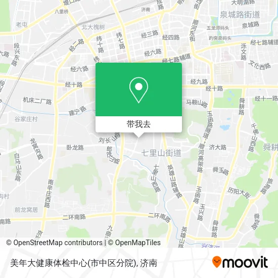 美年大健康体检中心(市中区分院)地图