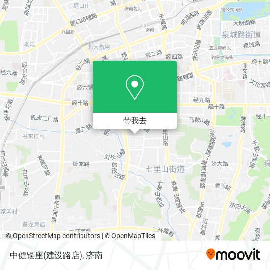 中健银座(建设路店)地图