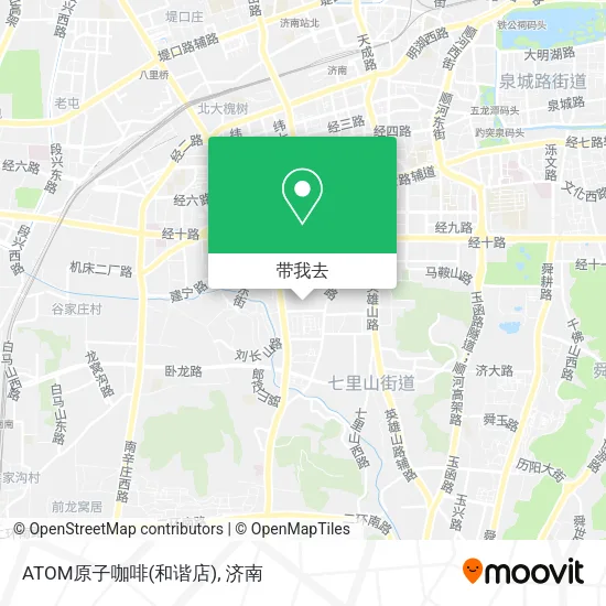 ATOM原子咖啡(和谐店)地图