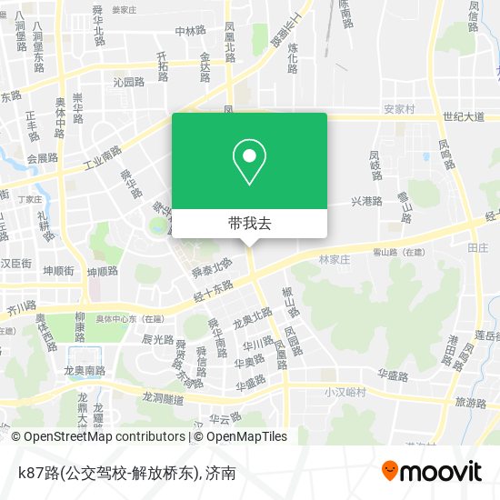 k87路(公交驾校-解放桥东)地图