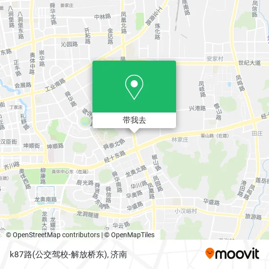 k87路(公交驾校-解放桥东)地图
