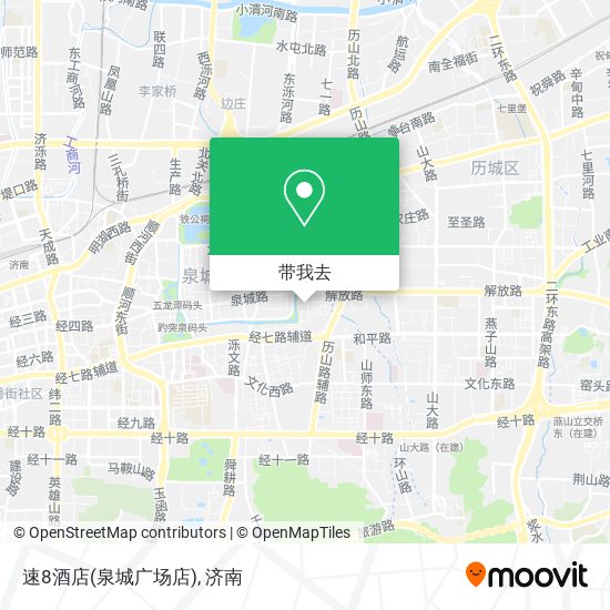 速8酒店(泉城广场店)地图