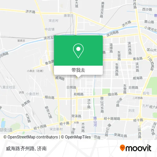 威海路齐州路地图