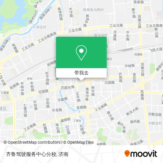 齐鲁驾驶服务中心分校地图