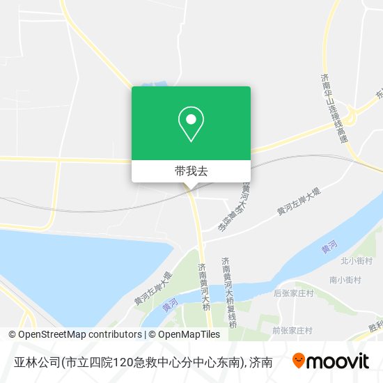 亚林公司(市立四院120急救中心分中心东南)地图