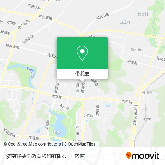 济南我要学教育咨询有限公司地图