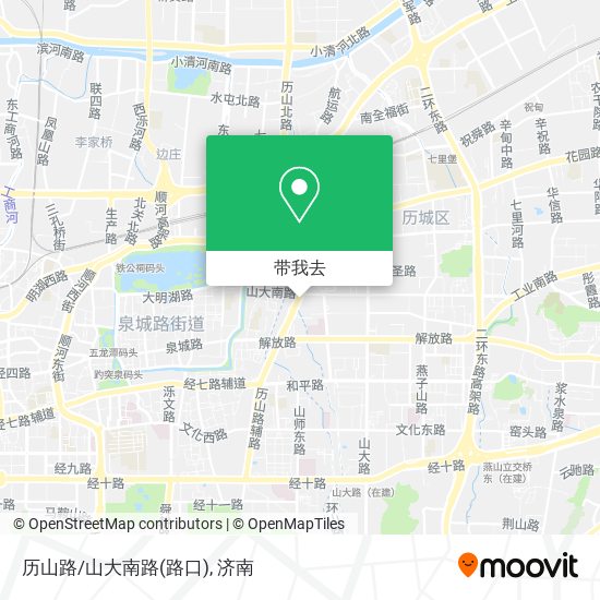 历山路/山大南路(路口)地图