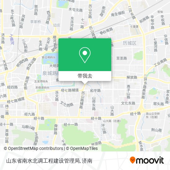 山东省南水北调工程建设管理局地图