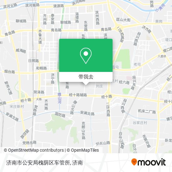 济南市公安局槐荫区车管所地图