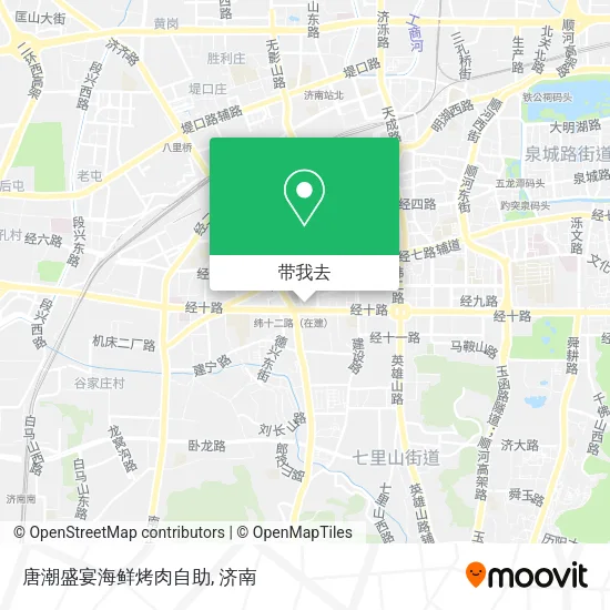 唐潮盛宴海鲜烤肉自助地图