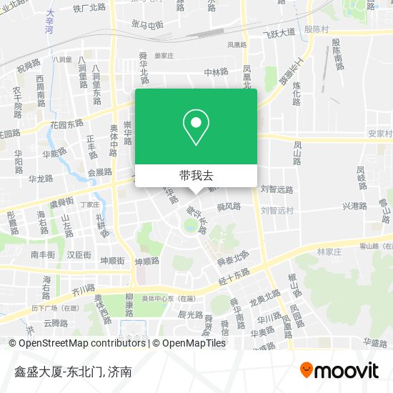 鑫盛大厦-东北门地图
