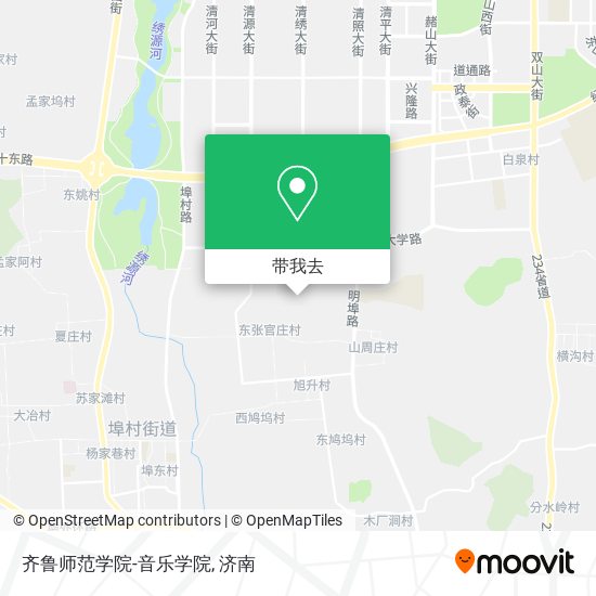 齐鲁师范学院-音乐学院地图