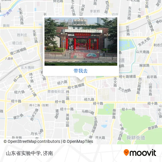 山东省实验中学地图