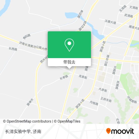 长清实验中学地图