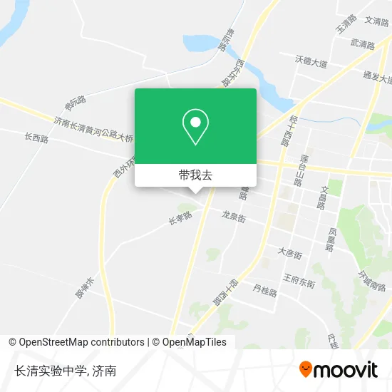 长清实验中学地图
