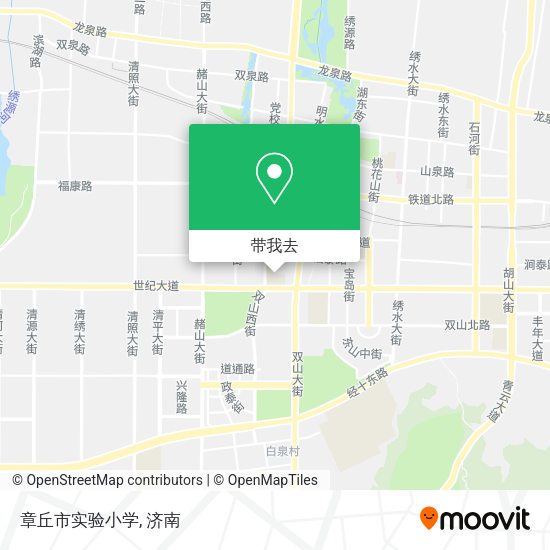 章丘市实验小学地图