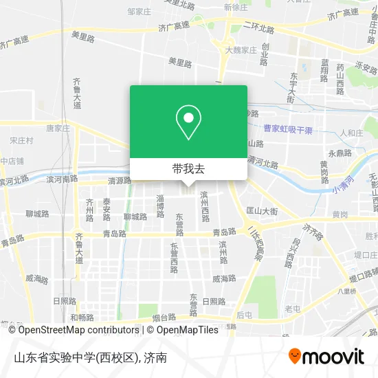 山东省实验中学(西校区)地图