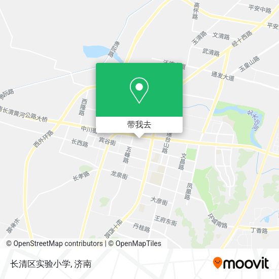 长清区实验小学地图