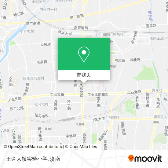 王舍人镇实验小学地图