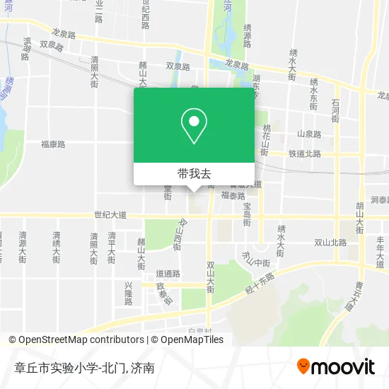 章丘市实验小学-北门地图