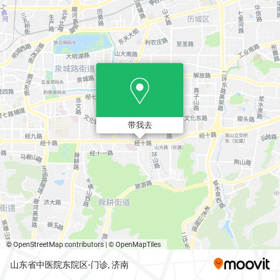 山东省中医院东院区-门诊地图