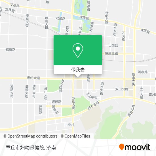 章丘市妇幼保健院地图