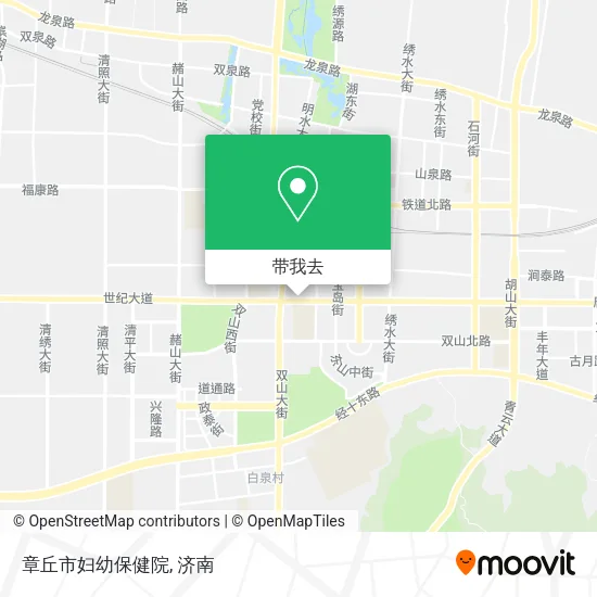 章丘市妇幼保健院地图