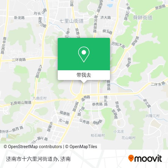 济南市十六里河街道办地图