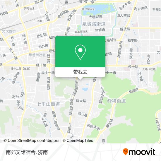 南郊宾馆宿舍地图