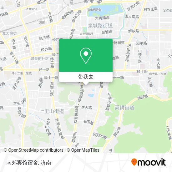 南郊宾馆宿舍地图