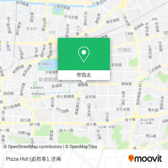 Pizza Hut (必胜客)地图