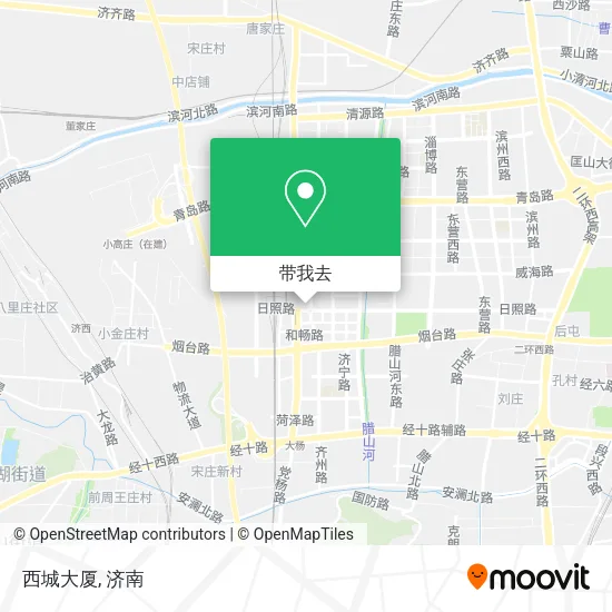 西城大厦地图