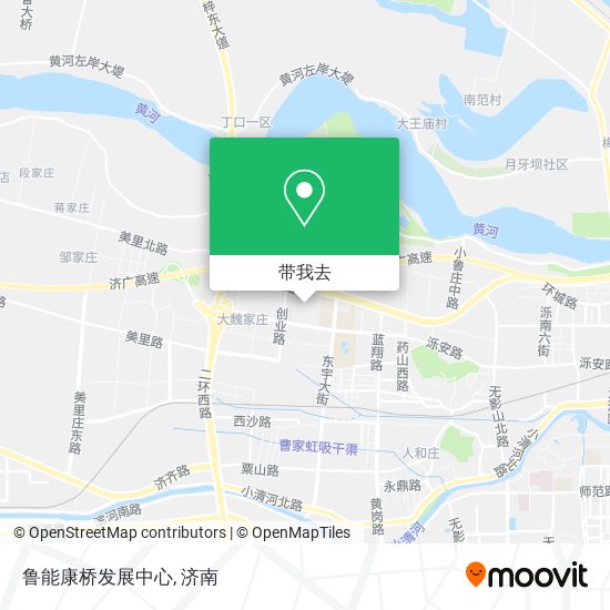 鲁能康桥发展中心地图