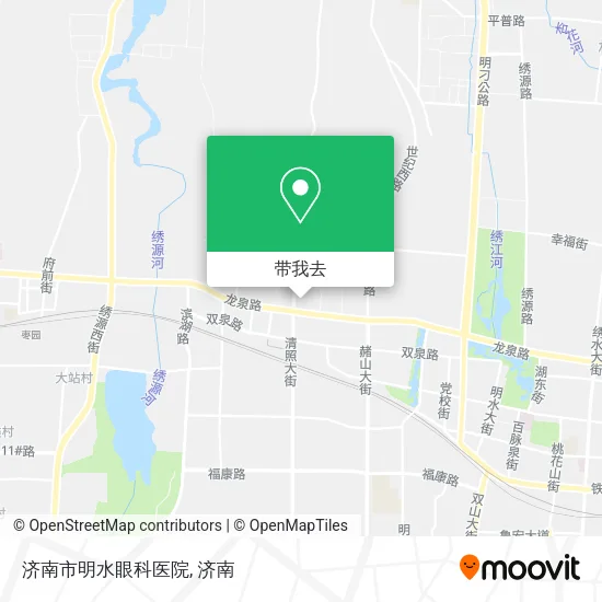 济南市明水眼科医院地图