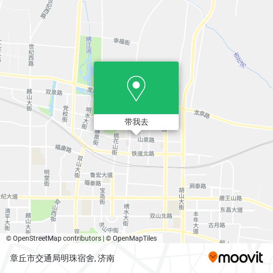 章丘市交通局明珠宿舍地图