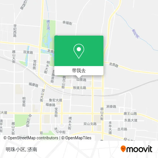 明珠小区地图