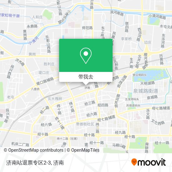 济南站退票专区2-3地图