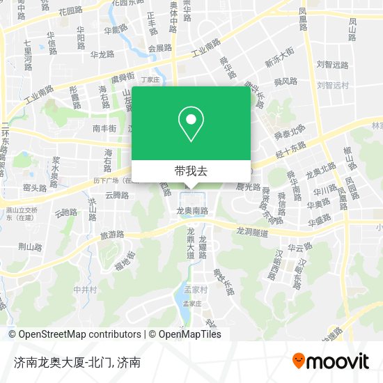 济南龙奥大厦-北门地图
