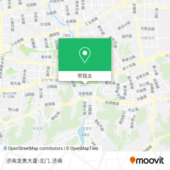 济南龙奥大厦-北门地图
