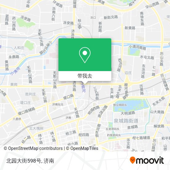 北园大街598号地图